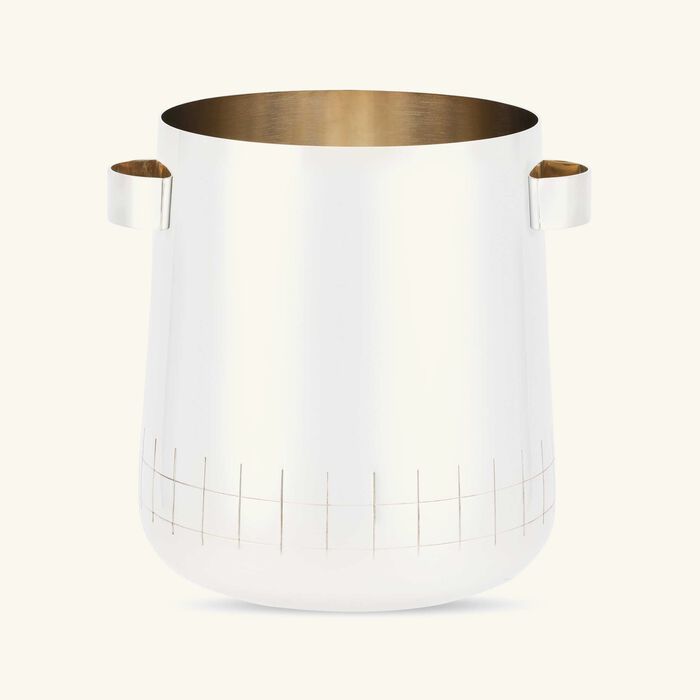 christofle graphik champagne cooler silver plated