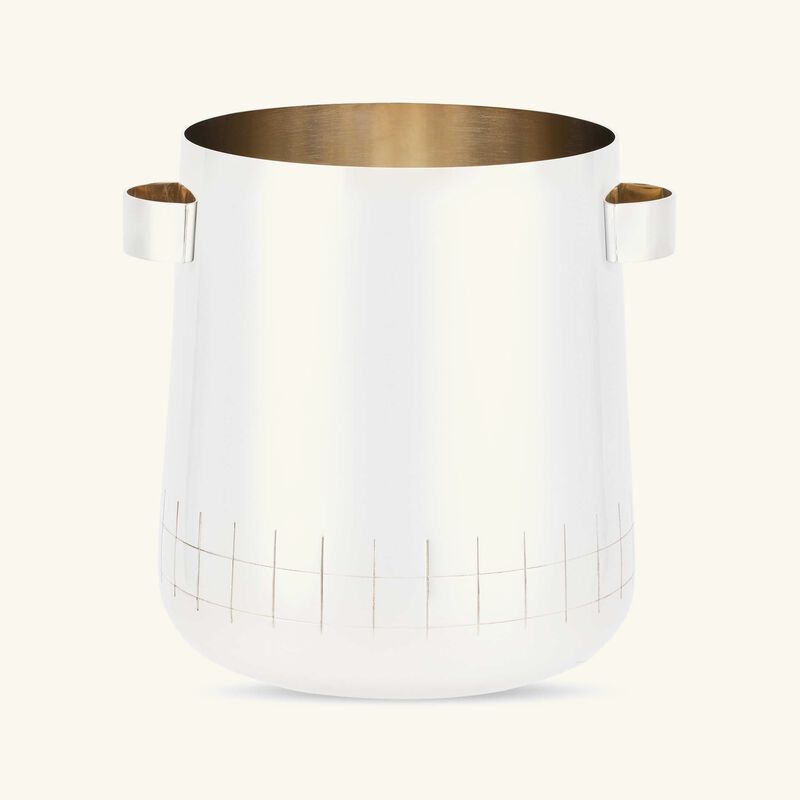 christofle graphik champagne cooler silver plated