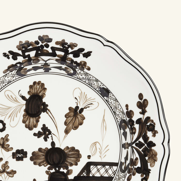 ginori 1735 oriente italiano dinner plate grey