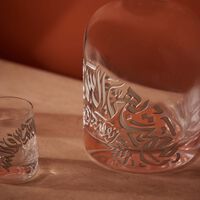 Qamar Drinking Set Clear Set of 7 dimlaj qamar drinking set clear set of 7