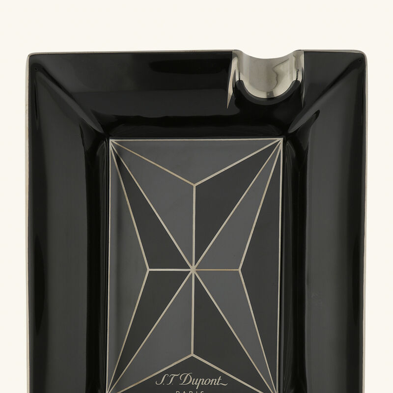 منفضة سجائر فاير إكس مستطيلة كبيرة سوداء اس تي دوبون منفضة سجائر فاير إكس مستطيلة كبيرة سوداء