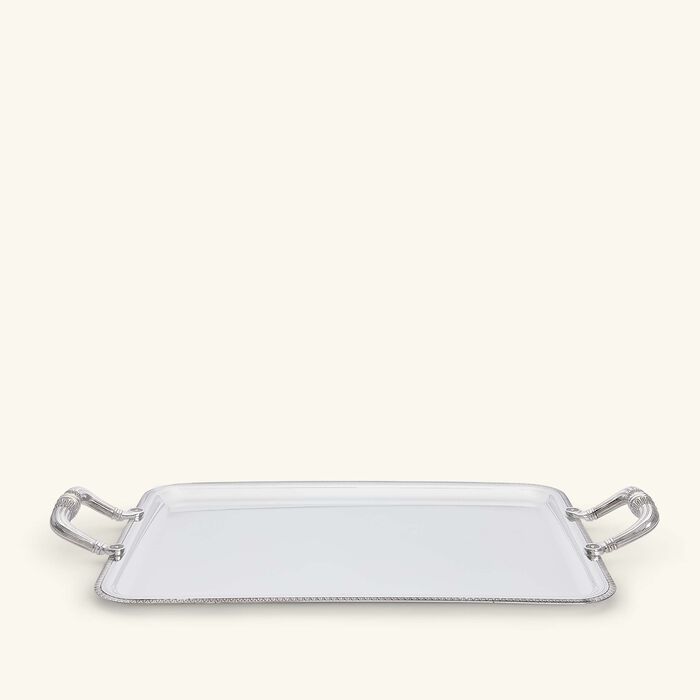 christofle malmaison serving tray rectangular medium silver plated