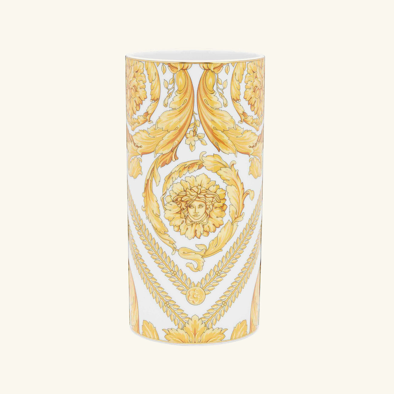 versace medusa rhapsody vase small white