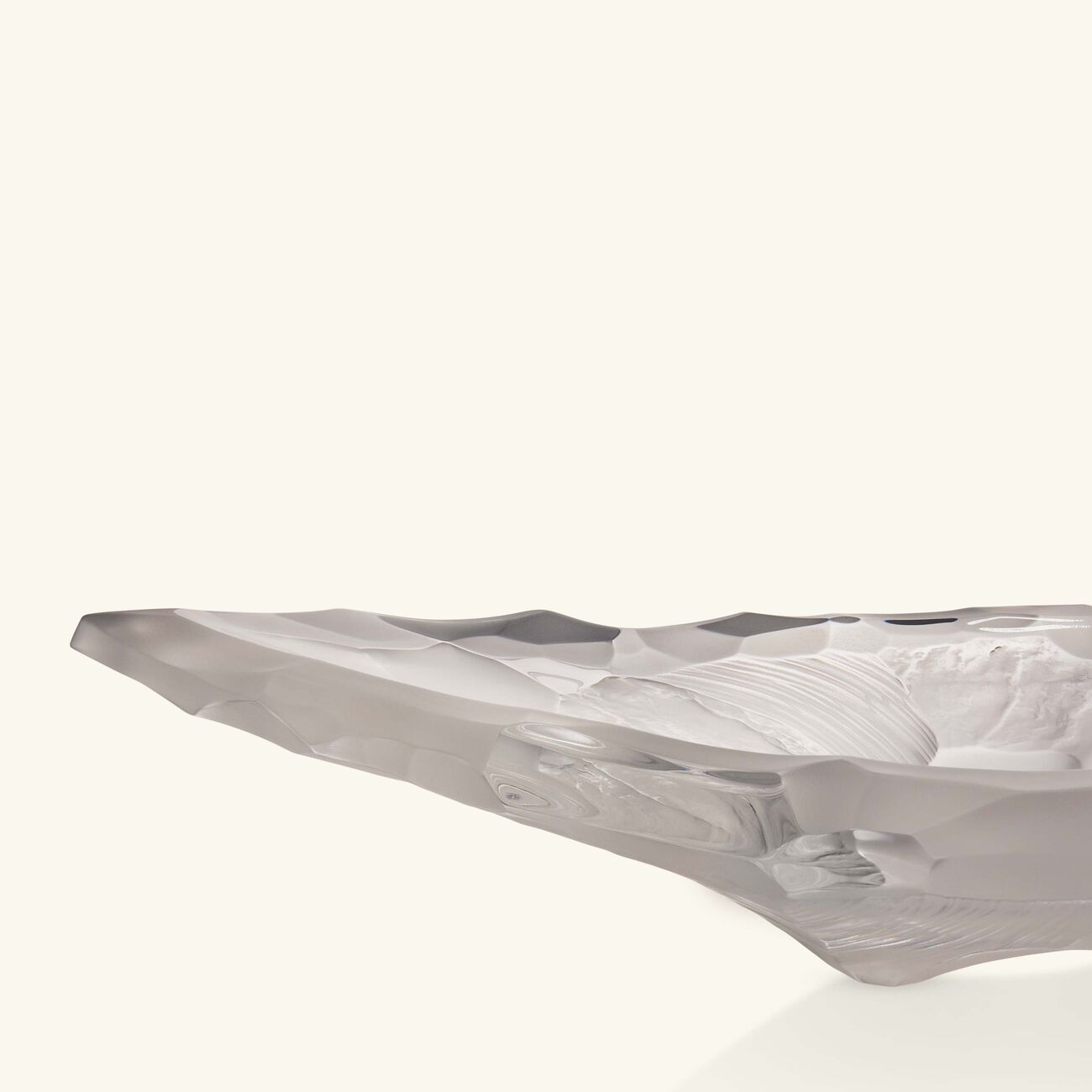 Terramineral Silex Centerpiece Large Clear lalique terramineral silex centerpiece large clear
