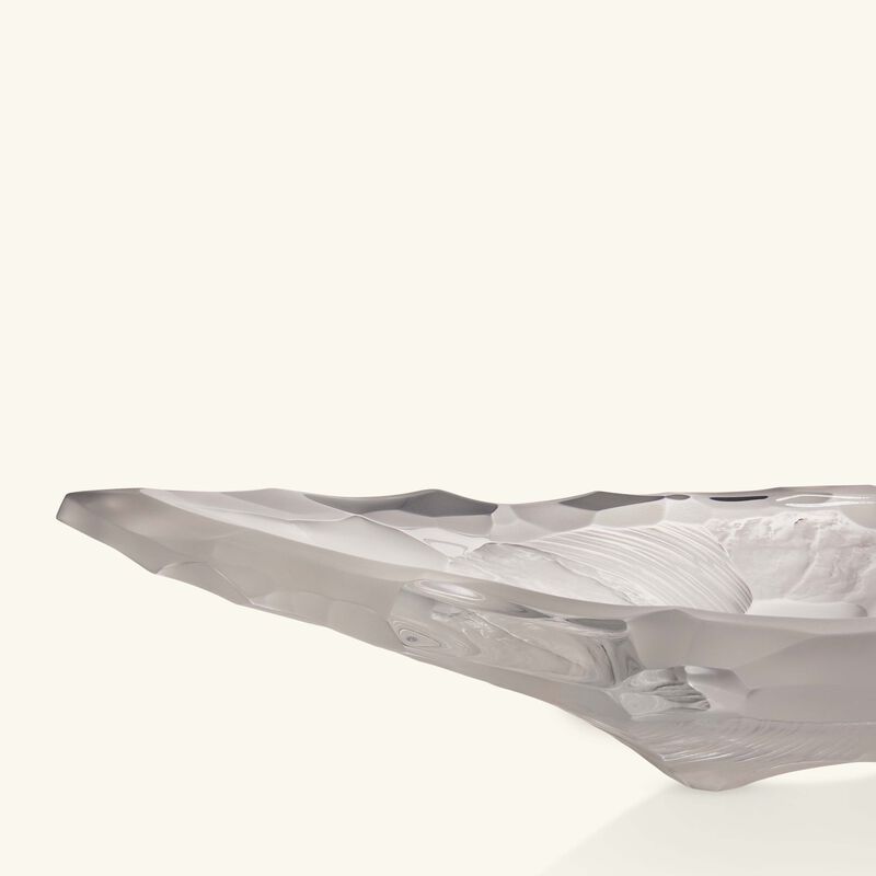 Terramineral Silex Centerpiece Large Clear lalique terramineral silex centerpiece large clear
