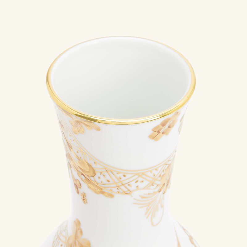 ginori 1735 oriente italiano tulip vase small gold