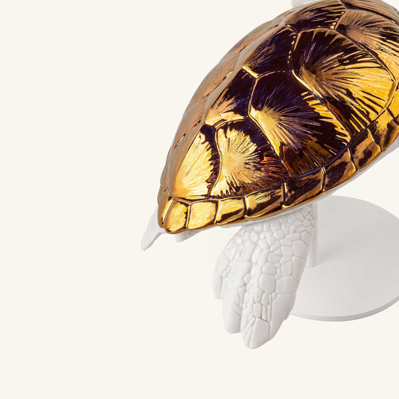 lladro sea turtle i sculpture small white