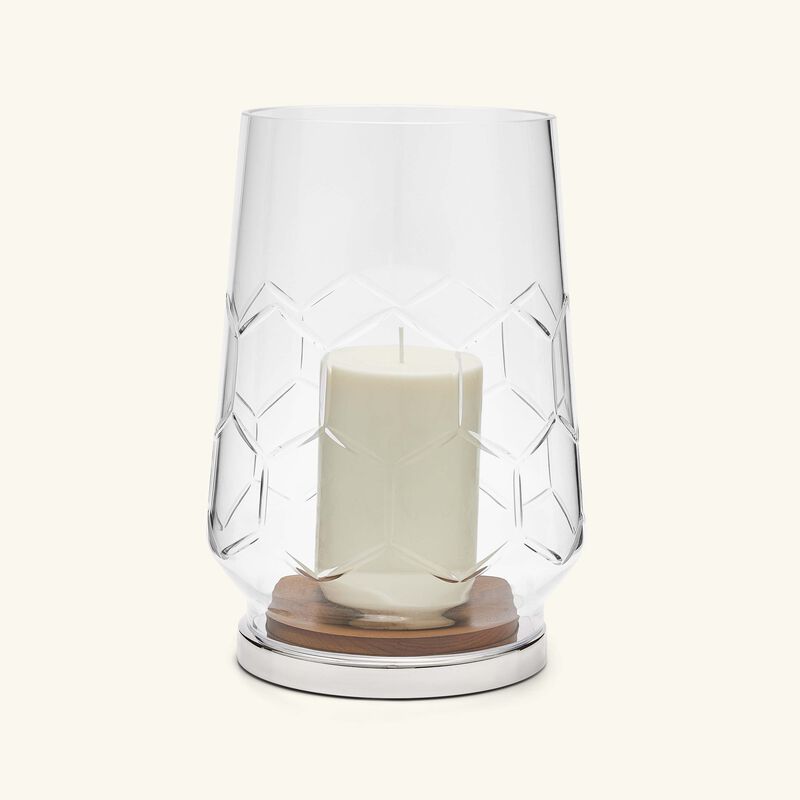 christofle madison 6 hurricane candle holder stainless steel
