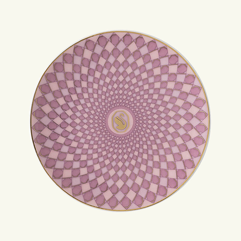 rosenthal signum rose plate round pink 10cm