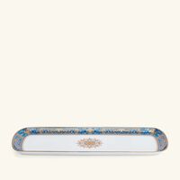 bernardaud aux rois cake platter rectangular gold