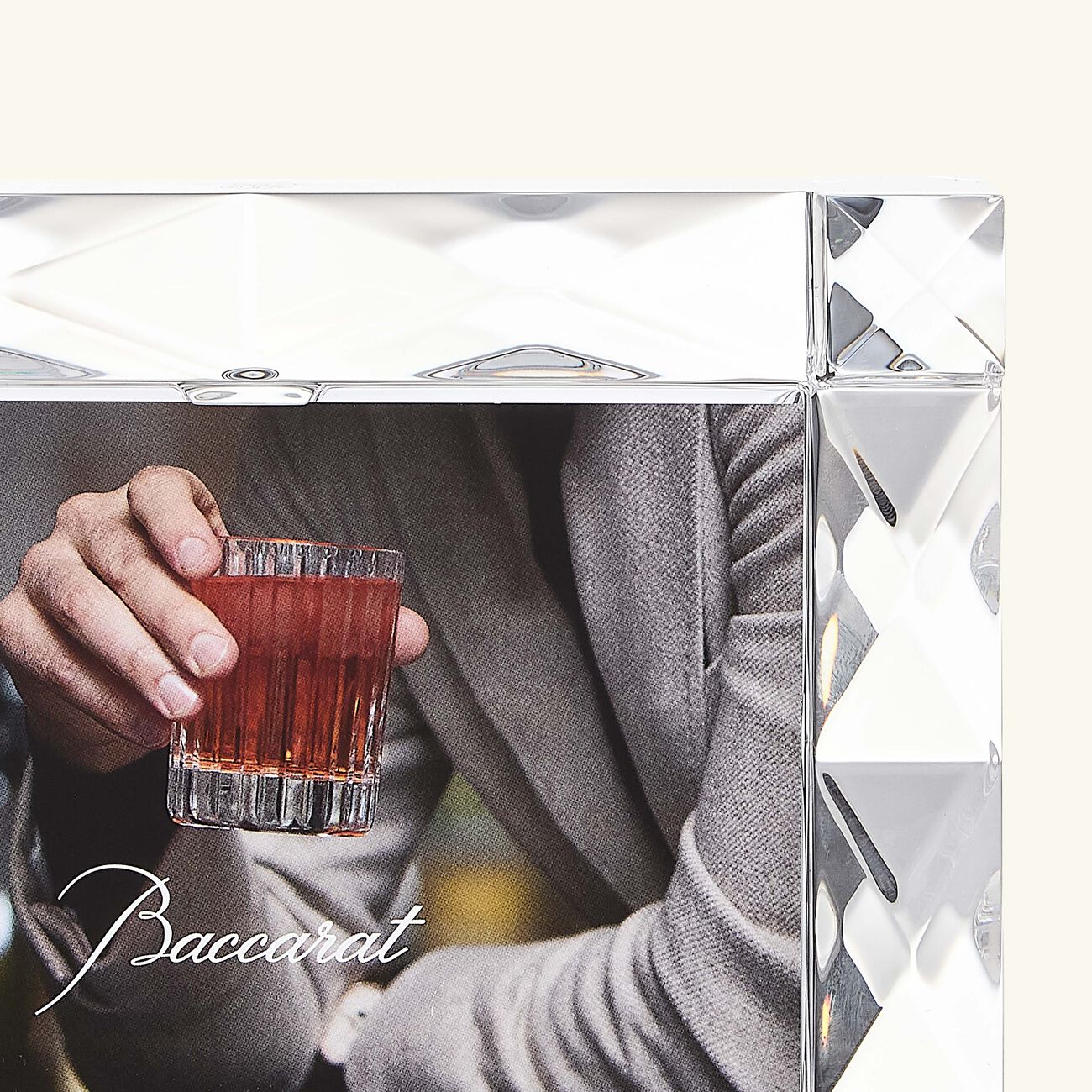 baccarat louxor picture frame clear 4x6