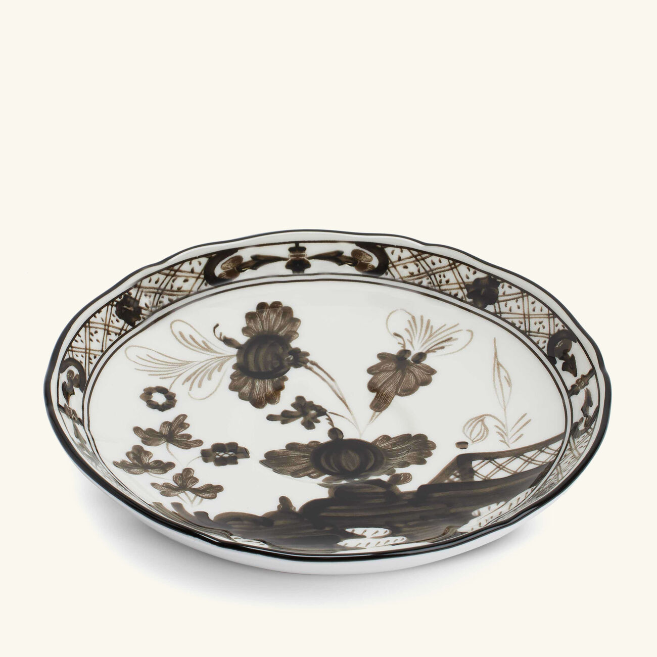 ginori 1735 antico doccia coffee saucer black