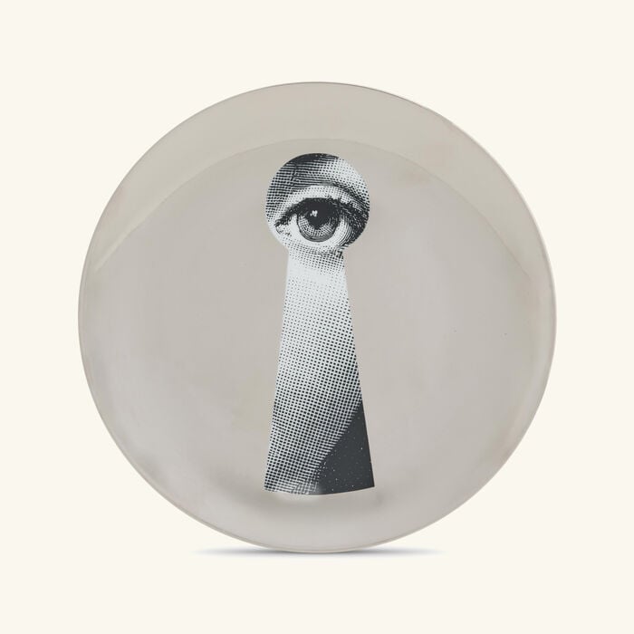 fornasetti tema e variazioni no 14 wall plate grey