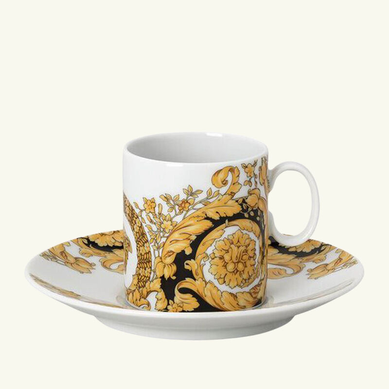 Barocco 92 Espresso Cup & Saucer versace barocco 92 espresso cup saucer