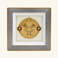 versace prestige gala trinket tray square small grey