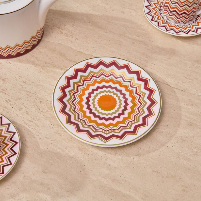 ICONIC Bread & Butter Plate Round 15 cm Set of 2 missoni home iconic bread butter plate round 15 cm set of 2