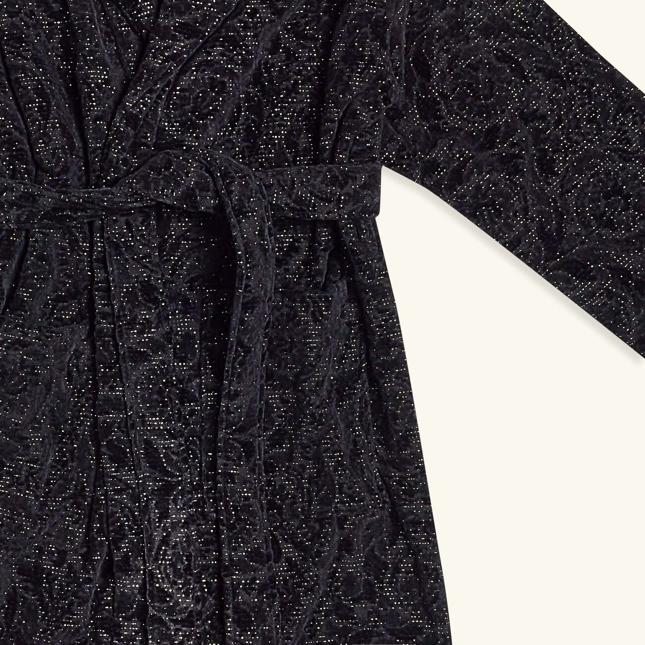 versace barocco bath robe large black