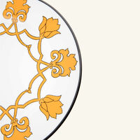 pinto paris jaipur dinner plate round yellow 26cm