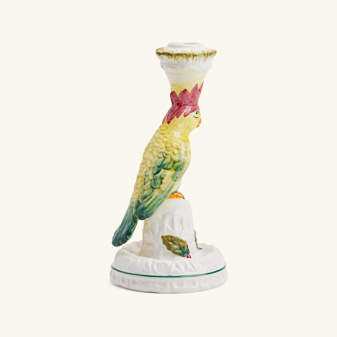 les ottomans parrot candle holder set of 2