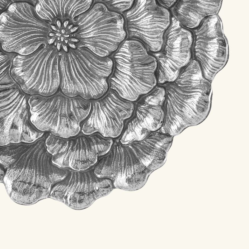 وعاء على شكل زهرة الجاردينيا فضي بحجم متوسط بوتشيلاتي وعاء على شكل زهرة الجاردينيا فضي بحجم متوسط