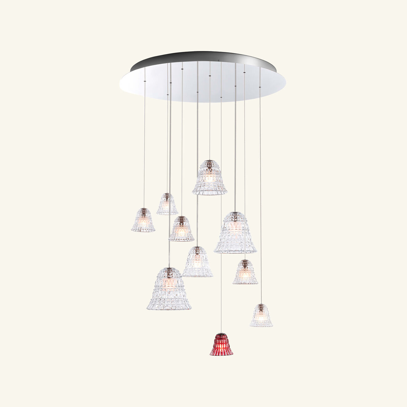 baccarat new antique chandelier clear large