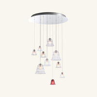 baccarat new antique chandelier clear large