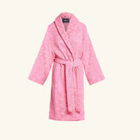versace la vacanza bath robe pink