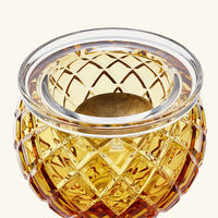 Baba Footed Incense Burner Amber mario cioni c baba footed incense burner amber