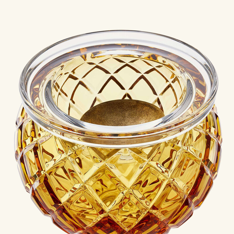 Baba Footed Incense Burner Amber mario cioni c baba footed incense burner amber