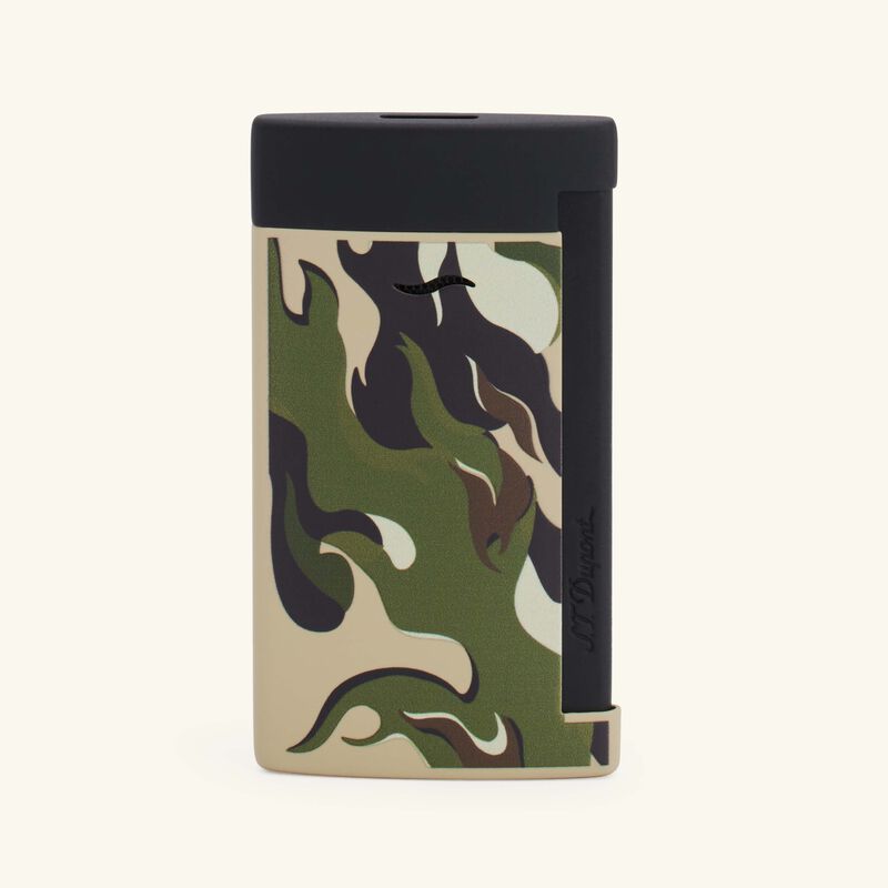 Slim 7 Lighter Camo Khaki st dupont slim 7 lighter camo khaki
