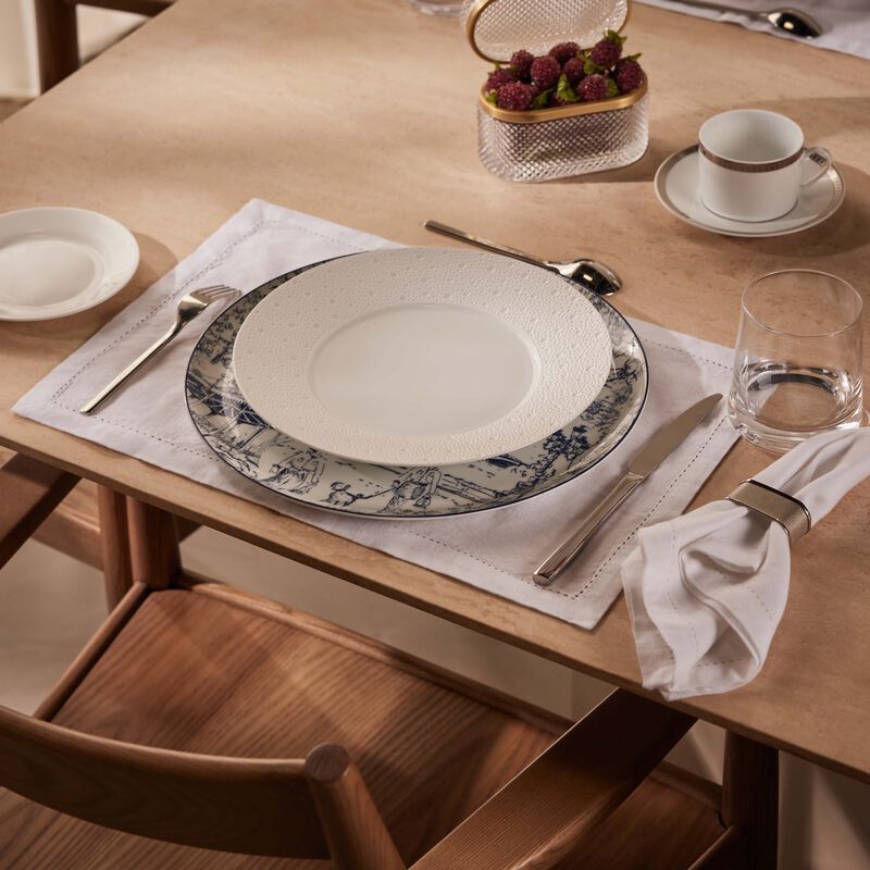 Ecume Dinner Plate Round White 26cm bernardaud ecume dinner plate round white 26cm
