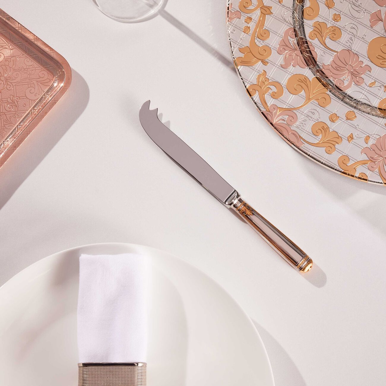 Malmaison Cheese Knife Silver Plated christofle malmaison cheese knife silver plated