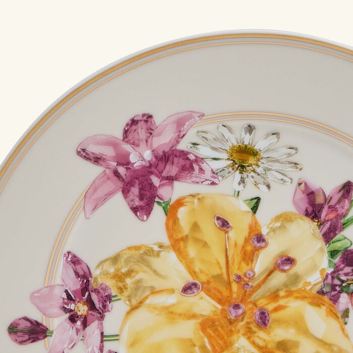 rosenthal idyllia bread butter plate round bouquet 18 cm