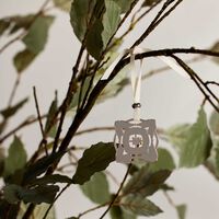 كريستوفل قطعة ديكور سيف دارجان للمناسبات الاحتفالية باللون الفضي