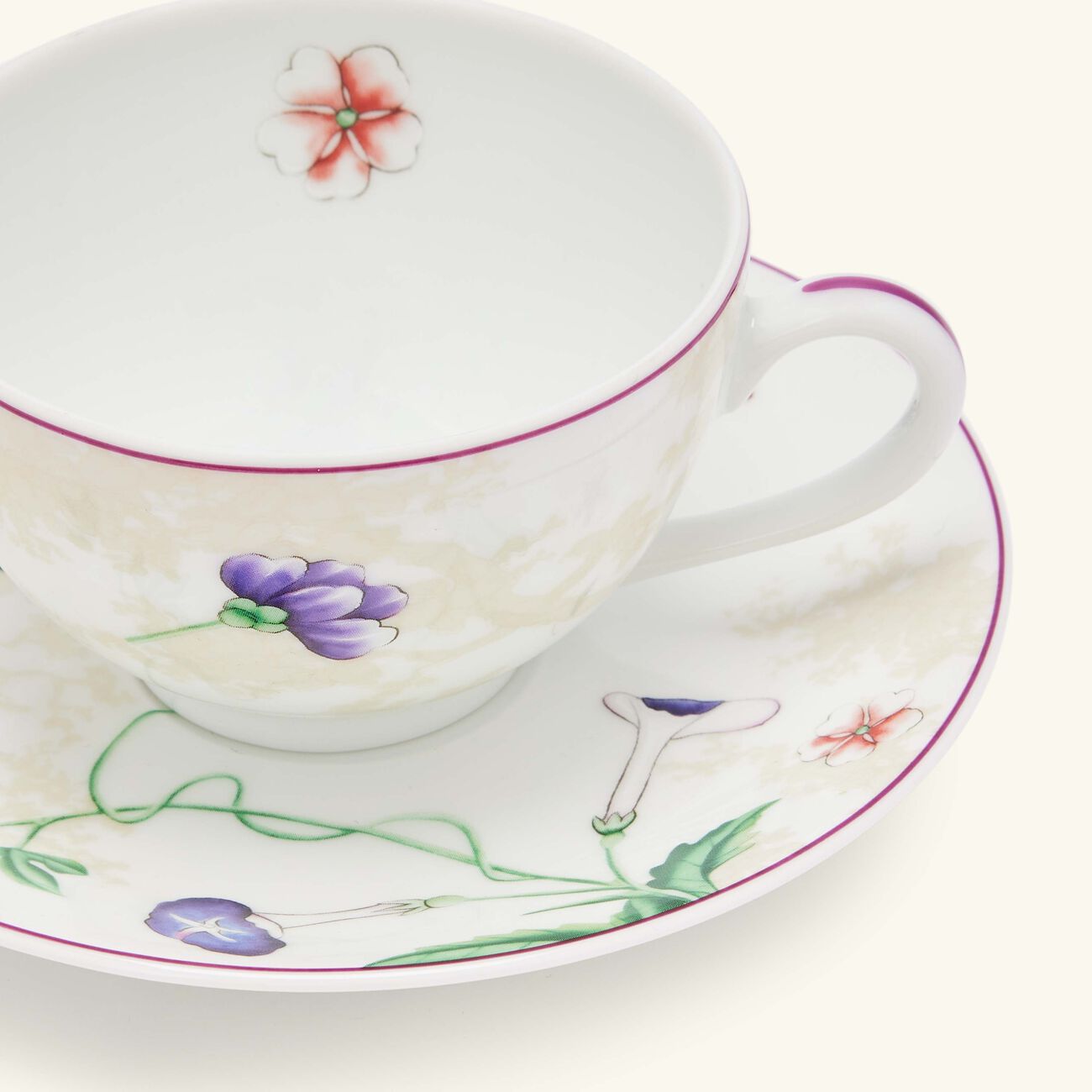 bernardaud canisse tea cup saucer gold