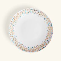 bernardaud feerie michael cailloux salad plate round pink 21cm