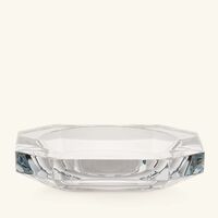 baccarat octogone trinket tray rectangular small clear