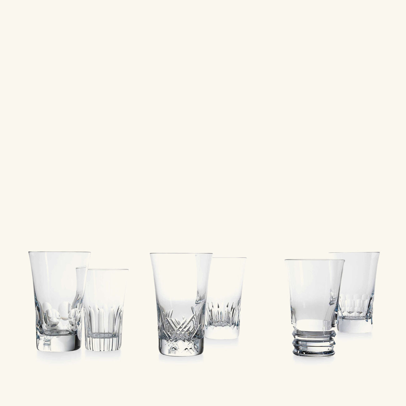 baccarat everyday grande drinking glass clear set of 6