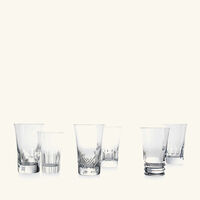 baccarat everyday grande drinking glass clear set of 6
