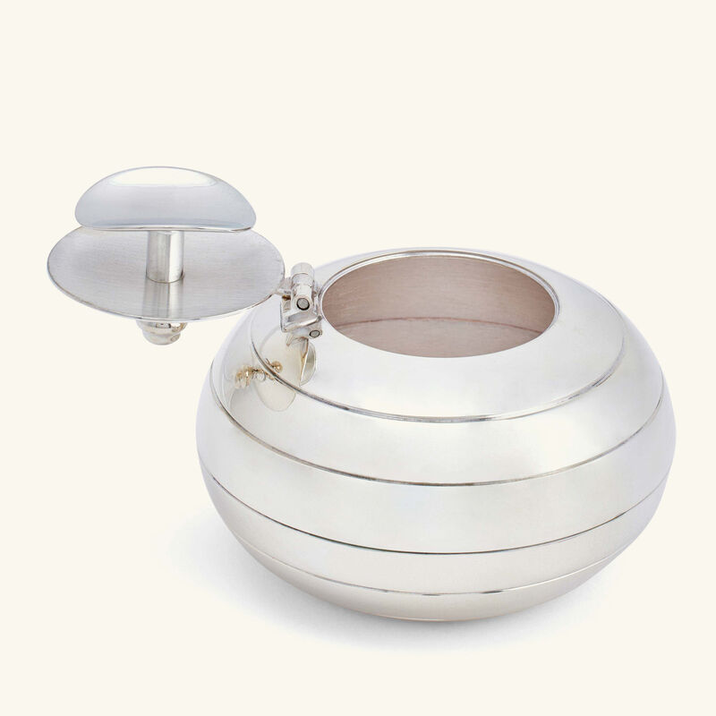 Ashtray Round Mini Silver Plated christofle ashtray round mini silver plated