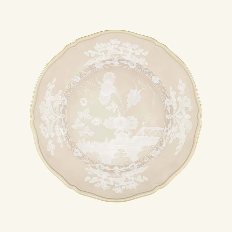 Oriente Italiano Mergina Charger Plate Round Beige 31cm ginori 1766 oriente italiano mergina charger plate round beige 31cm