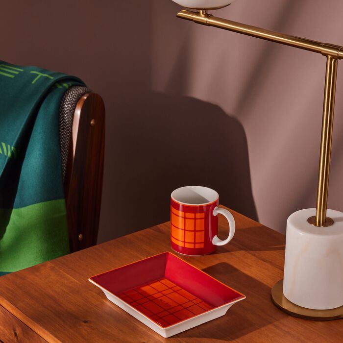 etro tartan mug red