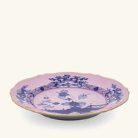 ginori 1735 oriente italiano serving platter round pink 31cm
