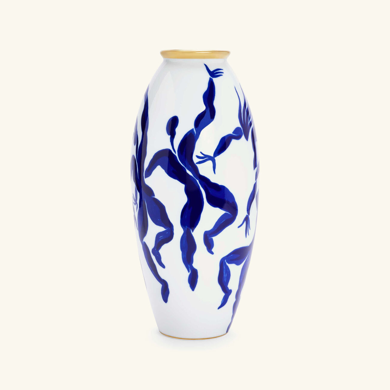 bernardaud bacchanale vase large white