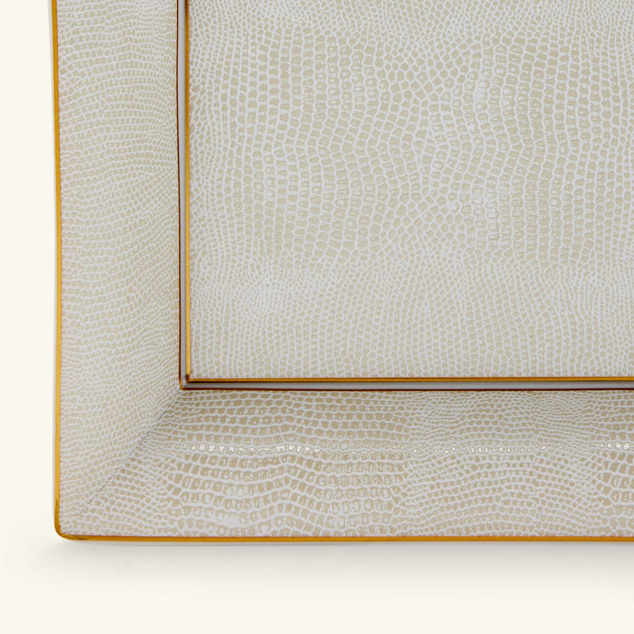 Sauvage Or Ashtray Rectanguler Small White bernardaud sauvage or ashtray rectanguler small white