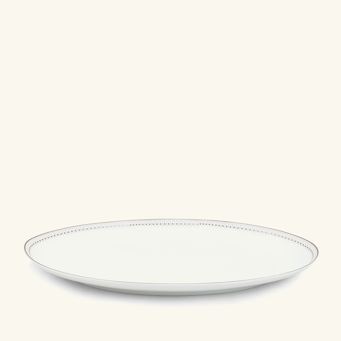 christofle malmaison imp riale serving platter oval white 38cm
