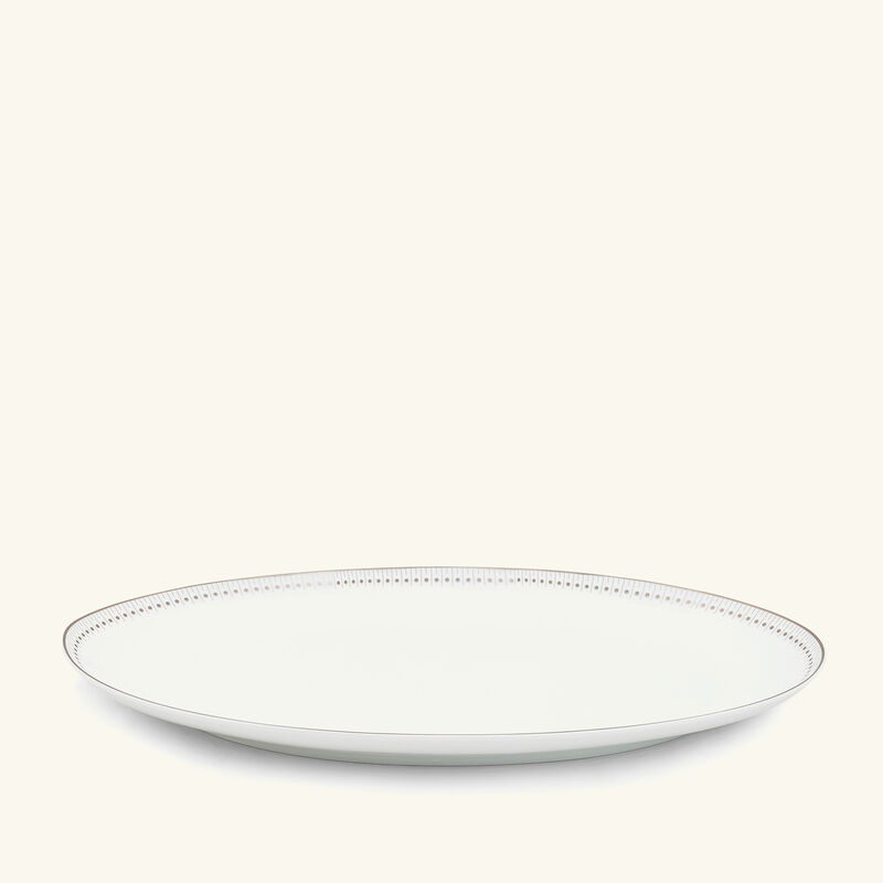 christofle malmaison imp riale serving platter oval white 38cm