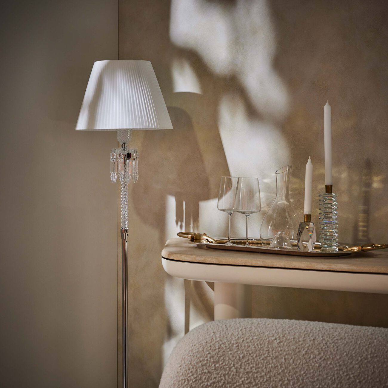 baccarat torch floor lamp