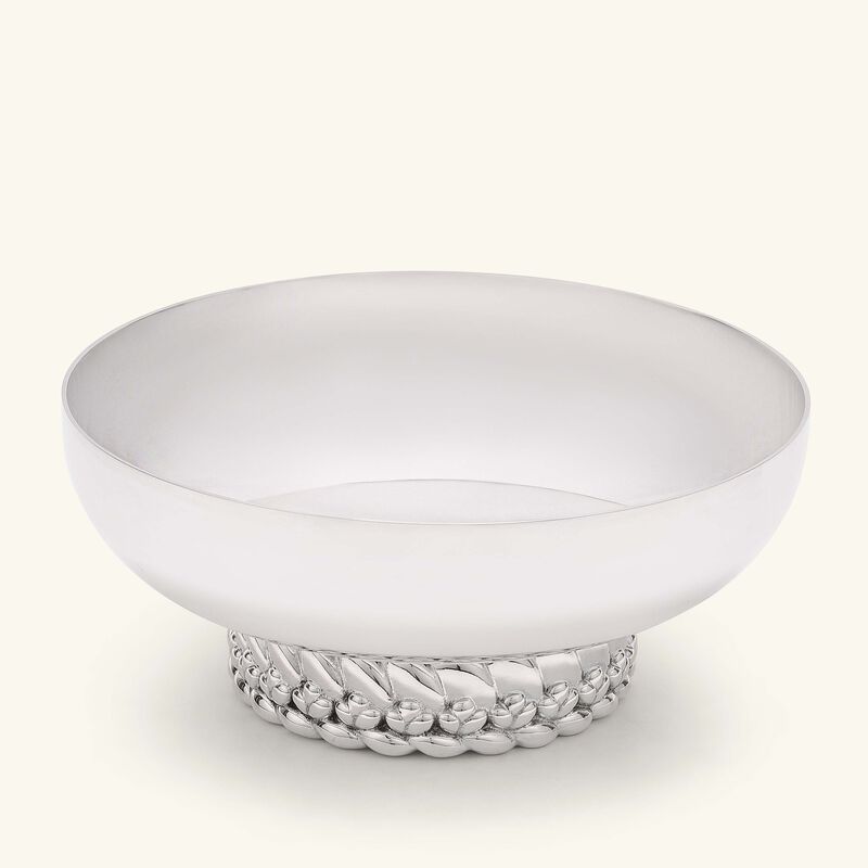 christofle babylone serving bowl silver plated