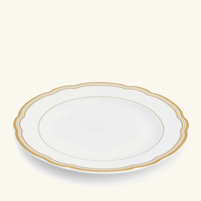 bernardaud pompadour bread butter plate round gold 16cm
